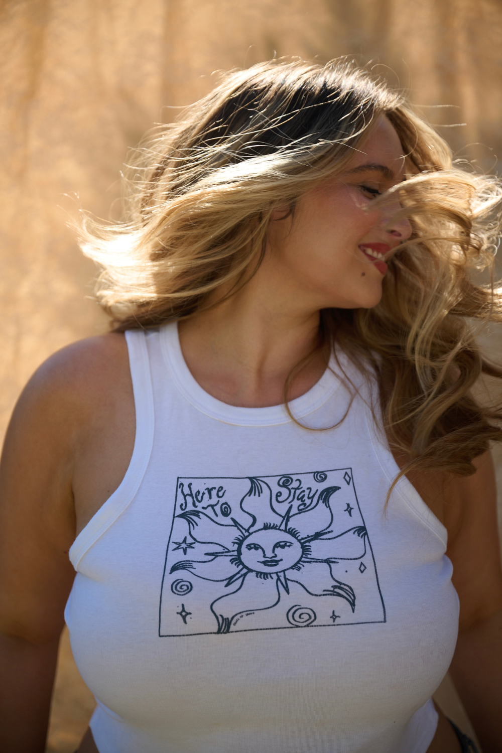 Here to Stay Racer Back Tank